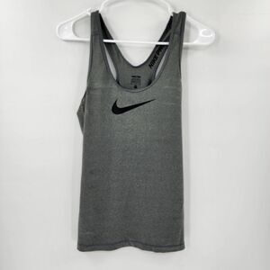 Nike tank top gray racerback medium gym workout